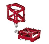 XLC Plattformpedalen MTB " PD-M12" Plano Pedales Enduro Downhill Aluminio Rojo