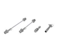 XLC QR-L08 SET EJE CIERRE RAPIDO TITANIO