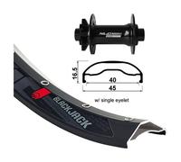 XLC Rueda delantera FW-A14 27,5" Disc de 6 tornillos negro