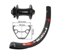 XLC Rueda delantera FW-A18 29" Disc de 6 tornillos negro