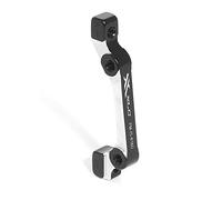 XLC Scheibenbremsadapter-2500371100 Material de Bicicleta, Unisex Adulto, Negro, Talla única