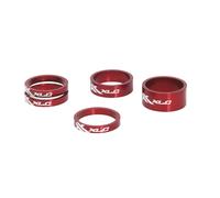 XLC Spacer-Set para Tasa de Impuestos Ahead 1 1/8" Rojo 3x5mm 1x10mm 1x15mm