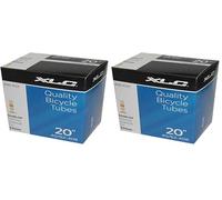 XLC Unisex - Adult Bicycle Inner Tube 20 x1.5/2.5 40/62-406 DV 35 mm VT-D20, Black, One Size