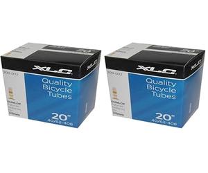 XLC Unisex - Adult Bicycle Inner Tube 20 x1.5/2.5 40/62-406 DV 35 mm VT-D20, Black, One Size