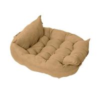 XLDZ Cama ajustable multifuncional desmontable para mascotas, para gatitos, cachorros, perros y gatos, tema de cumpleaños, lavable, no tóxica (amarillo luz solar, 78 x 62 cm)