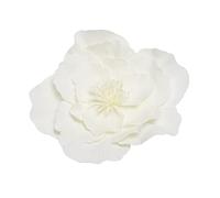 XLDZ Diademas florales y accesorios para el cabello para mujer: sombreros de flores grandes, sombreros de flores Bibi, diademas florales anchas, diademas de disfraz (blanco #)