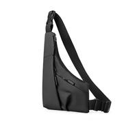 XLDZ Riñonera antirrobo para hombres y mujeres, riñonera de viaje, bolsa cruzada delgada, bolsa personal segura, riñonera de viaje con bolsillos ocultos, negro, Talla única