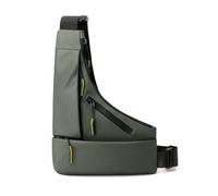 XLDZ Riñonera antirrobo para hombres y mujeres, riñonera de viaje, bolsa cruzada delgada, bolsa personal segura, riñonera de viaje con bolsillos ocultos, verde, Talla única