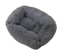 XLDZ Sofá cama para mascotas con funda gruesa, nido de felpa suave para perros y gatos ([::gris oscuro: L: L])