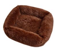 XLDZ Sofá cama para mascotas con funda gruesa, nido de felpa suave para perros y gatos ([::marrón oscuro: L: L])