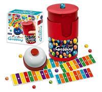XLDZR Juego rápido de Captura de Cuentas, 90 Cuentas y 6 Tarjetas de código, 1 Campana y Bote de Cuentas, Juego de Bingo de Colores Combinados, Juego de Bingo de Colores Combinados