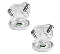 XLDZR Linguawave Pro: Auriculares con traducción Ai en Tiempo Real, traductor de oído Abierto con traducción de Idiomas bidireccional, Auriculares con 144 Idiomas y Acentos en Tiempo Real(2PcsWhite)