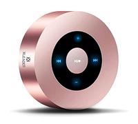 XLeader A8(3rd Gen) Altavoz Bluetooth (con Caso de Viaje, Diseño Táctil) Mini Pequeño, soporte de Entrada Auxiliar, Micro SD, Sonido Cristalino y Bajo Rico, 15Horas, para Ducha, Oficina, Regalos, Rosa