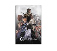 XLFNUN Castlevania - Póster decorativo de la serie de televisión de anime, lienzo, póster de pared e imagen artística moderna para decoración de dormitorio familiar, 20 x 30 cm