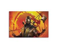 XLFNUN Mortal Kombat Legends - Póster decorativo de anime, lienzo para pared, póster de pared e imagen artística moderna para decoración de dormitorio familiar, 20 x 30 pulgadas (50 x 75 cm)