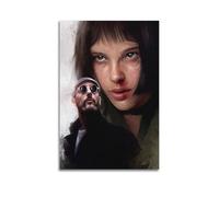 XLFNUN Póster de la película El asesino no es demasiado frío, lienzo decorativo para pared e impresión artística moderna para decoración de dormitorio familiar, 20 x 30 cm