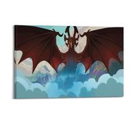 XLFNUN Póster decorativo de anime de The Dragon Prince para pared e impresión artística moderna para dormitorio familiar, 20 x 30 cm