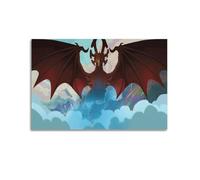 XLFNUN Póster decorativo de anime de The Dragon Prince para pared e impresión artística moderna para dormitorio familiar, 20 x 30 cm