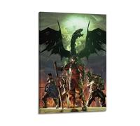 XLFNUN Póster decorativo de Dragon Age Inquisition Game 3 lienzos decorativos para pared e imagen artística moderna para decoración de dormitorio familiar, 20 x 30 cm