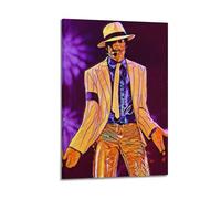 XLFNUN Póster decorativo de Michael Jackson Singer para pared, lienzo e impresión artística moderna para decoración de dormitorio familiar, 12 x 18 pulgadas (30 x 45 cm)
