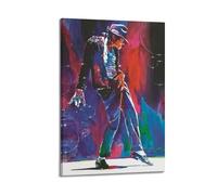 XLFNUN Póster del cantante Michael Jackson - Lienzo decorativo para pared e impresión artística moderna para decoración de dormitorio familiar, 20 x 30 cm