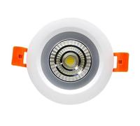 XLGBDDZ Foco LED empotrable, CA 85-265 V, 5 W, 12 W, moderno, resistente al agua, for baño, inodoro, balcón, cocina, iluminación interior.(Natural White,ROUND WHITE_7W)