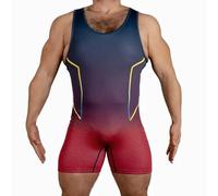 XLGBDDZ Traje de lucha de una pieza for hombre, mono de boxeo, gimnasio, deporte, fitness, sin mangas, for correr, entrenamiento, lucha, monos de levantamiento de pesas(XL)