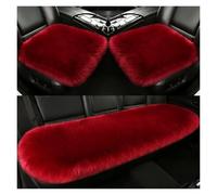 XLHWZS Cojines Asiento Coche Compatible con BMW M3 CS Competition 2021- (G80)|Fundas Asiento Coche Piel sintética mullida Invierno(Juego 3 Piezas)-Delantero(x2) y Asiento Trasero(x1)-Lavable