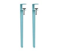 XLHWZS Pata Mesa Cuadrada,Patas Escritorio Metal, Juego Patas Muebles Bricolaje Oficina casa for mesas,escritorios Bricolaje,encimeras,mesas Cocina,Escritorio de Oficina(Sky Blue,40cm(15.7in))