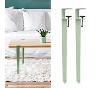 XLHWZS Pata Mesa Cuadrada,Patas Escritorio Metal, Juego Patas Muebles Bricolaje Oficina casa for mesas,escritorios Bricolaje,encimeras,mesas Cocina,Escritorio de Oficina(Green,71cm(27.9in))