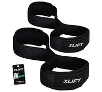 XLIFT Straps en 8 Gym para Levantamiento De Pesas - Straps Powerlifting - Correas de Agarre en Forma de 8 - Peso Muerto - Accesorios Gimnasio - Agarraderas Gym para Nivel Avanzado y Profesional