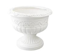XLIHAWY Columna Romana, Macetas Altas para Plantas Exterior, Estilo Retro Soporte Pedestal para Patio Porche Jardín Decoración para Puerta Entrada(F)
