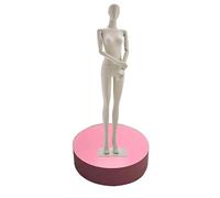 XLIHAWY Pedestales Redondos para Maniquíes, Tienda Novias Pedestal Cilíndrico Mesa Elevada, Decoración para Fiestas Y Eventos Bases Plataforma para Exhibición Modelos(50x50cm)