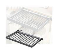 XLIHAWY Perchero Extraíble para Armario, Retráctil Perchero para Armario Percha para Vaqueros Percha para Ropa para Encima La Lavadora(Gray-58cm,80cm)