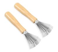 XLIUAX 2 unidades de limpiador de cepillos de pelo, mini cepillos de pelo, limpiador de diseño de rastrillo, cepillo de limpieza, cepillo para eliminar el vello de cepillos, peines, alfombras de baño