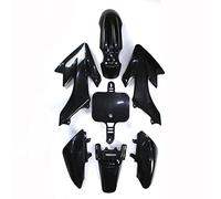 XLJOY Black Group Motorctcly plástico guardabarros cuerpo trabajo carenado kit para SDG Honda Piranha chino 50cc 70cc 90cc 110cc 125cc 140cc 150cc 160cc CRF50 XR50 Pit Dirt Bike