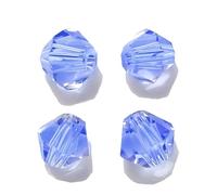 XLJP 35 UDS-550 Uds AAA cuentas bicono de cristal austriaco 2mm/ 3mm/ 4mm/ 6mm/ 8mm cuentas espaciadoras de vidrio facetadas for fabricación de joyería DIY Accesorios ( Color : Light blue , Size : 2mm