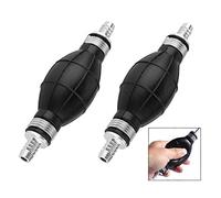 XLKJ 2 focos de bomba de transferencia de combustible caliente, sifón manual de combustible, imprimación manual de goma de 8 mm en línea para adaptarse a tipo de bombilla de bomba de tubo de