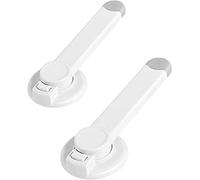 XLKJ 2 Pcs Cierres de Inodoro de Seguridad para Bebés, Cerradura de Tapa de Inodoro, Cerradura de Seguridad de Inodoro para Niños Pequeños con Montaje Adhesivo