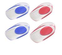 XLKJ 2 Piezas Almohadilla de Silicona para Tacón, Silicona Suave, Protección para el Talón, Suela Ortopédica de Soporte para el Talón, Reducir los Golpes y Aliviar el Dolor, Apoyo el Empeine