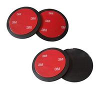 XLKJ 4 Pcs Disco de Montaje para Salpicadero con Adhesivo, Fuerza Adhesiva Soporte de Tableta para Soporte de Ventosa Grande para AutomóVil