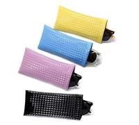 XLKJ 4 Pcs Funda Gafas de Sol, Fundas de Gafas Suave, Bolsa de Almacenamiento de Gafas de Sol, Bolsa Gafas para Hombre Mujer Niña