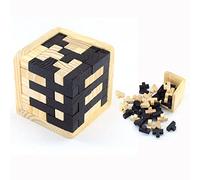 XLKJ Cubo Rompecabezas 3D Madera Juego Puzzle Juguetes Educativos para Niños