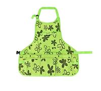 XLKJ Delantal para Jardín,Oxford Delantales Multifunción para Herramientas Jardinero,Delantal Profesional de Trabajo con 14 Bolsillos Cinturón Ajustable para Hombre y Mujer(Verde)