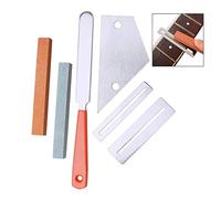 XLKJ Herramientas de Pulido para Guitarra, con un traste de Guitarra y Dos Protectores de diapasón