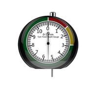 XLKJ Medidor de Profundidad Banda de Rodamiento del Neumatico 0-11mm Regla de Profundidad de Neumáticos, Herramienta de Medición de Neumáticos Bicicletas Coches Furgonetas Camiones