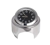 XLKJ Reloj de Moto Manillar, Reloj de Cuarzo para Motocicleta, Reloj Luminoso a Prueba de Polvo, Accesorios para Motos, Manillar de Montaje Digital Reloj
