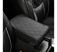 XLKWNNAD Funda Reposabrazos Coche para MG HS/EHS EV/HS Plug-in Hybrid 2018-2025, Central Asiento Guantera Consola Apoyabrazos Almohadilla Antideslizante Protectora Interior Accesorios,A/Black