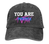 XLLDAANC Eres una Gorra de béisbol para Hombres con Sombreros de Vaquero para Mujer Visera de protección Snapback Arcane League The of LO L Gorras de Juego de algodón, para Todas Las Estaciones