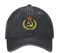 XLLDAANC Gorra de béisbol Hammer The of Sickles Gorra de Camionero al Aire Libre para Hombres y Mujeres, Gorra Snapback Casual a Prueba de solAlgodón, para Todas Las Estaciones